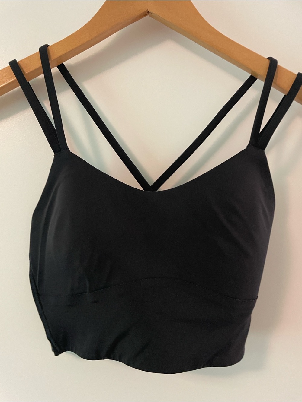 Lululemon Bundle Like a Cloud Longline Bra Light Support, Sz 6 - Black, Lavender - Picture 4 of 5